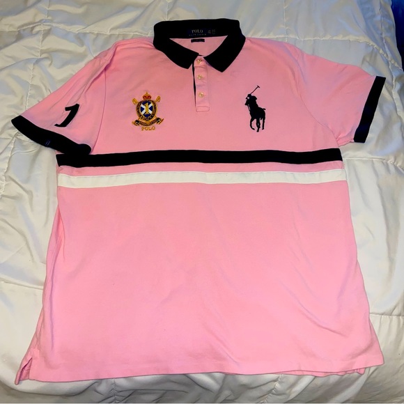 Polo by Ralph Lauren Shirts Mens Polo By Ralph Lauren Big Pony Pink